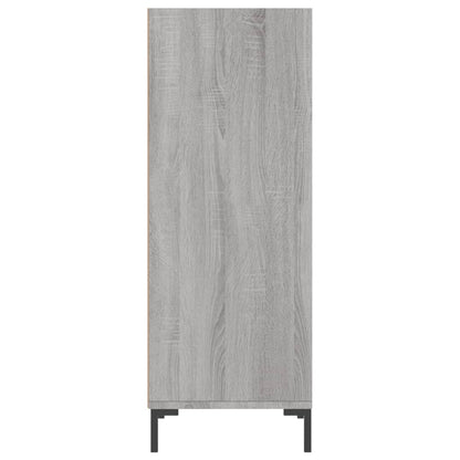 Credenza Grigio Sonoma 34,5x32,5x90 cm in Legno Multistrato - homemem39