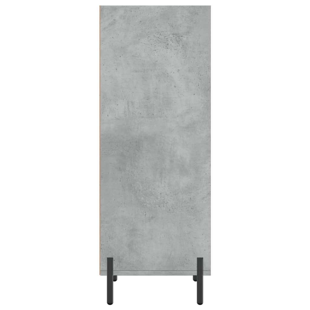 Credenza Grigio Cemento 34,5x32,5x90 cm in Legno Multistrato - homemem39