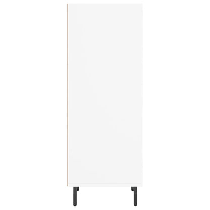 Credenza Bianca 34,5x32,5x90 cm in Legno Multistrato - homemem39