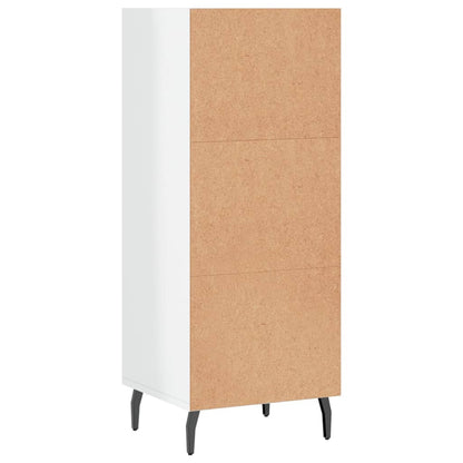 Credenza Bianco Lucido 34,5x32,5x90 cm in Legno Multistrato - homemem39