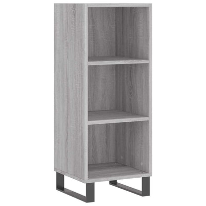 Credenza Grigio Sonoma 34,5x32,5x90 cm in Legno Multistrato - homemem39