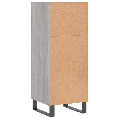 Credenza Grigio Sonoma 34,5x32,5x90 cm in Legno Multistrato - homemem39