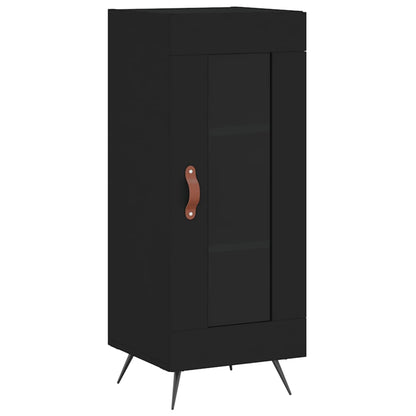 Credenza Nero 34,5x34x90 cm in Legno Multistrato - homemem39