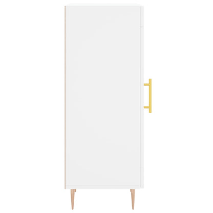 Credenza Bianca 34,5x34x90 cm in Legno Multistrato