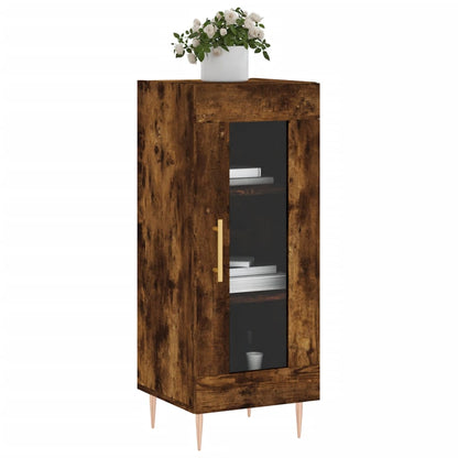 Credenza Rovere Fumo 34,5x34x90 cm in Legno Multistrato - homemem39