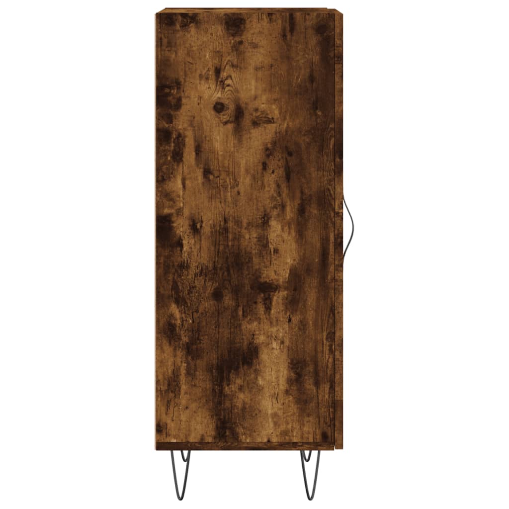 Credenza Rovere Fumo 34,5x34x90 cm in Legno Multistrato - homemem39