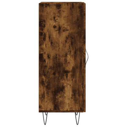 Credenza Rovere Fumo 34,5x34x90 cm in Legno Multistrato - homemem39