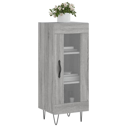 Credenza Grigio Sonoma 34,5x34x90 cm in Legno Multistrato - homemem39
