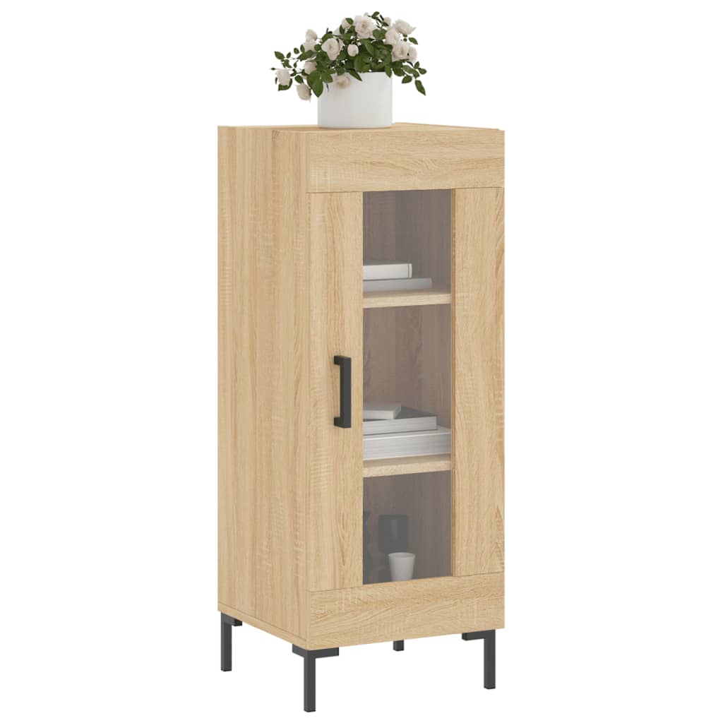 Credenza Rovere Sonoma 34,5x34x90 cm in Legno Multistrato - homemem39