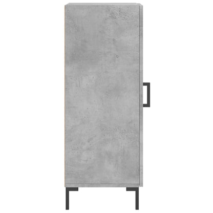 Credenza Grigio Cemento 34,5x34x90 cm in Legno Multistrato - homemem39