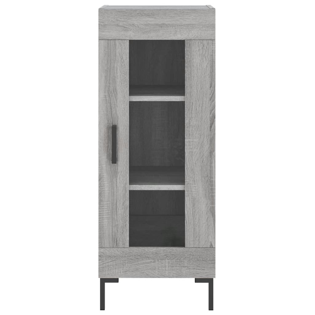 Credenza Grigio Sonoma 34,5x34x90 cm in Legno Multistrato - homemem39