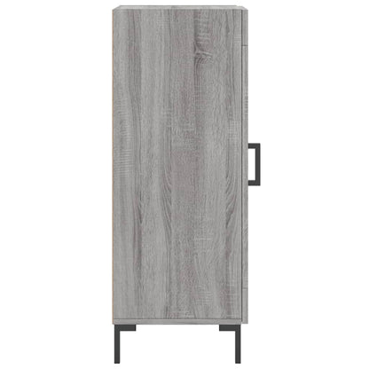 Credenza Grigio Sonoma 34,5x34x90 cm in Legno Multistrato - homemem39