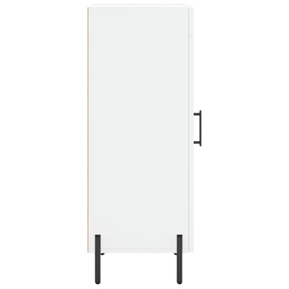 Credenza Bianca 34,5x34x90 cm in Legno Multistrato - homemem39