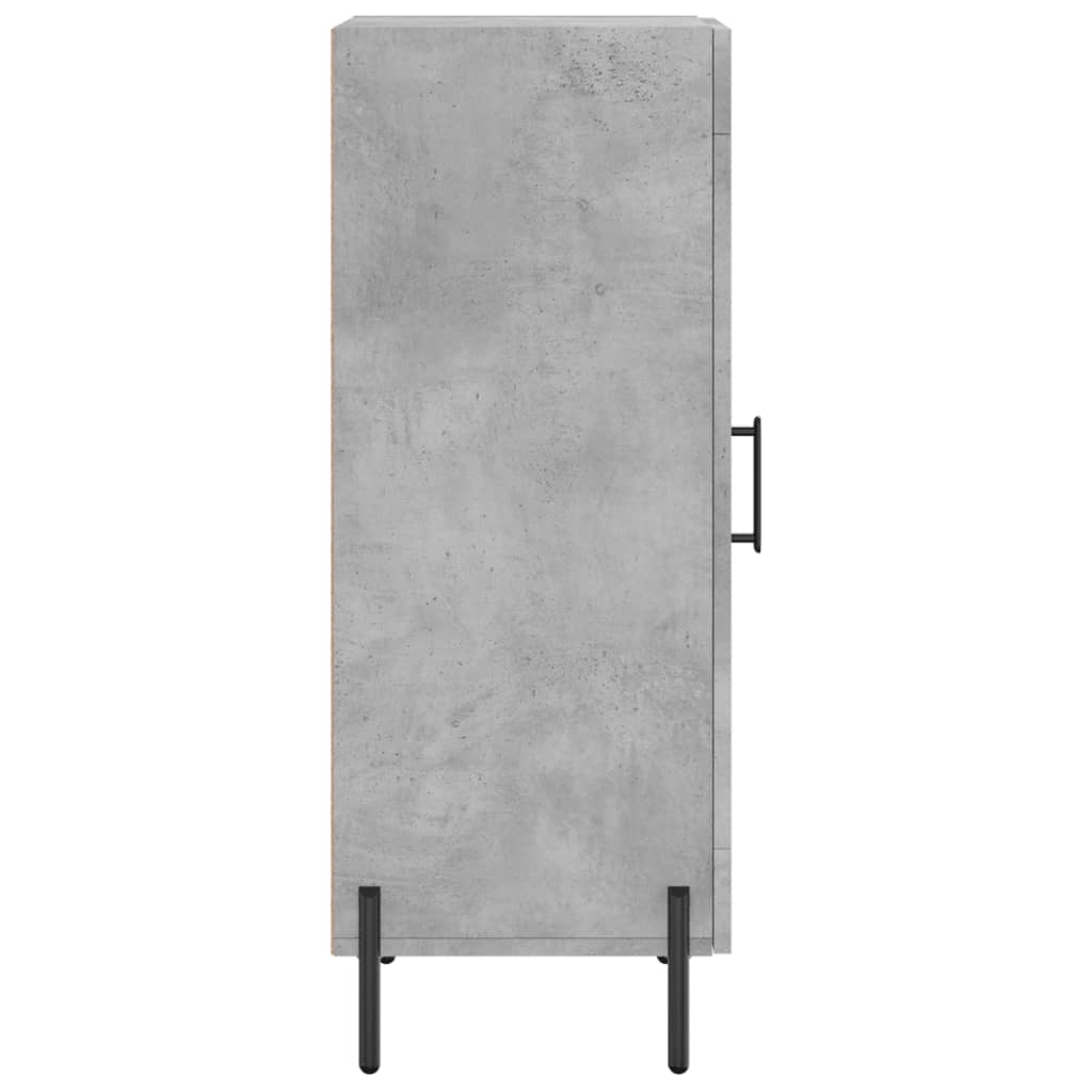 Credenza Grigio Cemento 34,5x34x90 cm in Legno Multistrato - homemem39