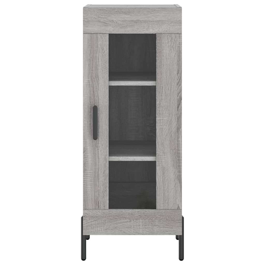 Credenza Grigio Sonoma 34,5x34x90 cm in Legno Multistrato - homemem39