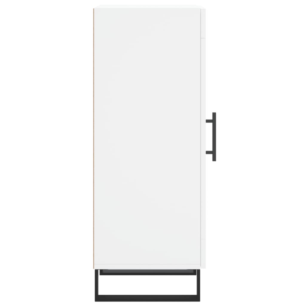 Credenza Bianca 34,5x34x90 cm in Legno Multistrato