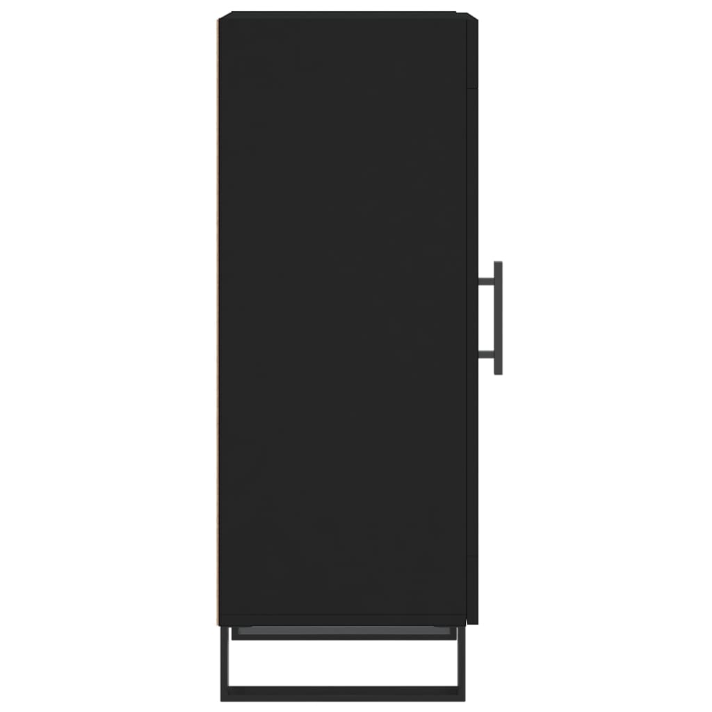 Credenza Nero 34,5x34x90 cm in Legno Multistrato - homemem39