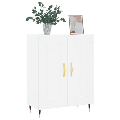 Credenza Bianca 69,5x34x90 cm in Legno Multistrato | homemem39