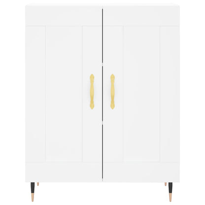 Credenza Bianca 69,5x34x90 cm in Legno Multistrato | homemem39