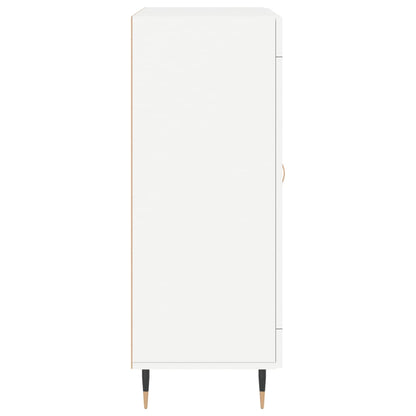 Credenza Bianca 69,5x34x90 cm in Legno Multistrato | homemem39