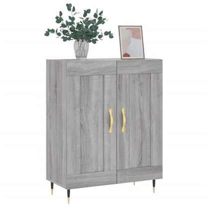 Credenza Grigio Sonoma 69,5x34x90 cm in Legno Multistrato - homemem39