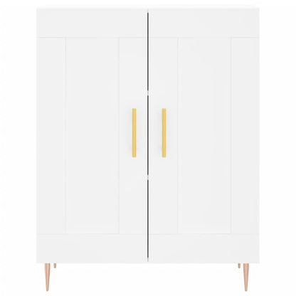 Credenza Bianca 69,5x34x90 cm in Legno Multistrato - homemem39