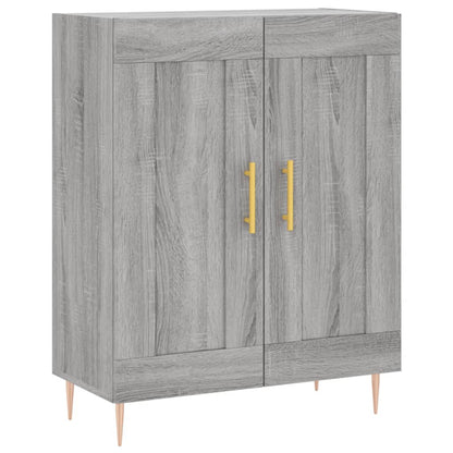 Credenza Grigio Sonoma 69,5x34x90 cm in Legno Multistrato - homemem39
