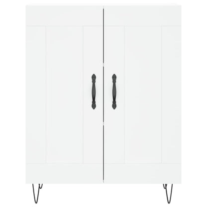 Credenza Bianca 69,5x34x90 cm in Legno Multistrato - homemem39