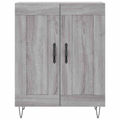 Credenza Grigio Sonoma 69,5x34x90 cm in Legno Multistrato - homemem39