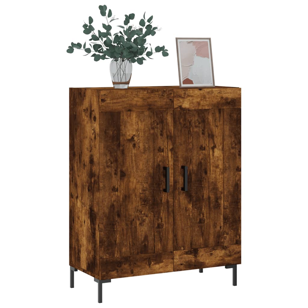 Credenza Rovere Fumo 69,5x34x90 cm in Legno Multistrato - homemem39