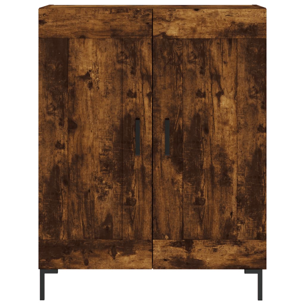 Credenza Rovere Fumo 69,5x34x90 cm in Legno Multistrato - homemem39
