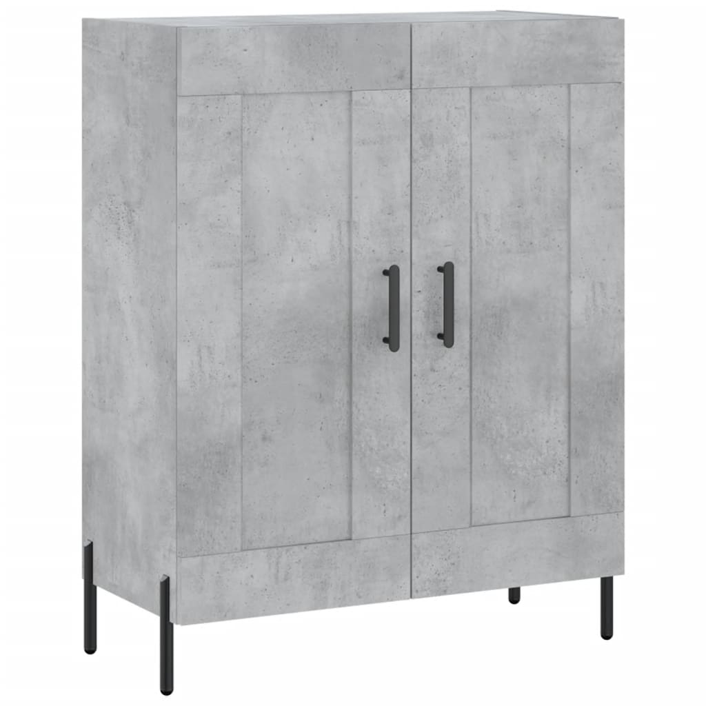 Credenza Grigio Cemento 69,5x34x90 cm in Legno Multistrato - homemem39