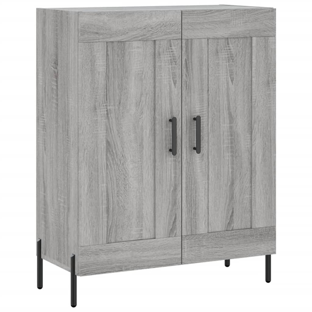 Credenza Grigio Sonoma 69,5x34x90 cm in Legno Multistrato - homemem39