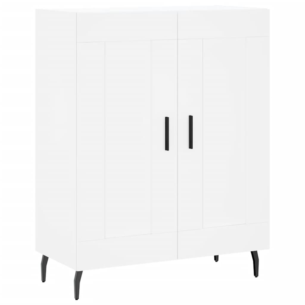 Credenza Bianca 69,5x34x90 cm in Legno Multistrato - homemem39