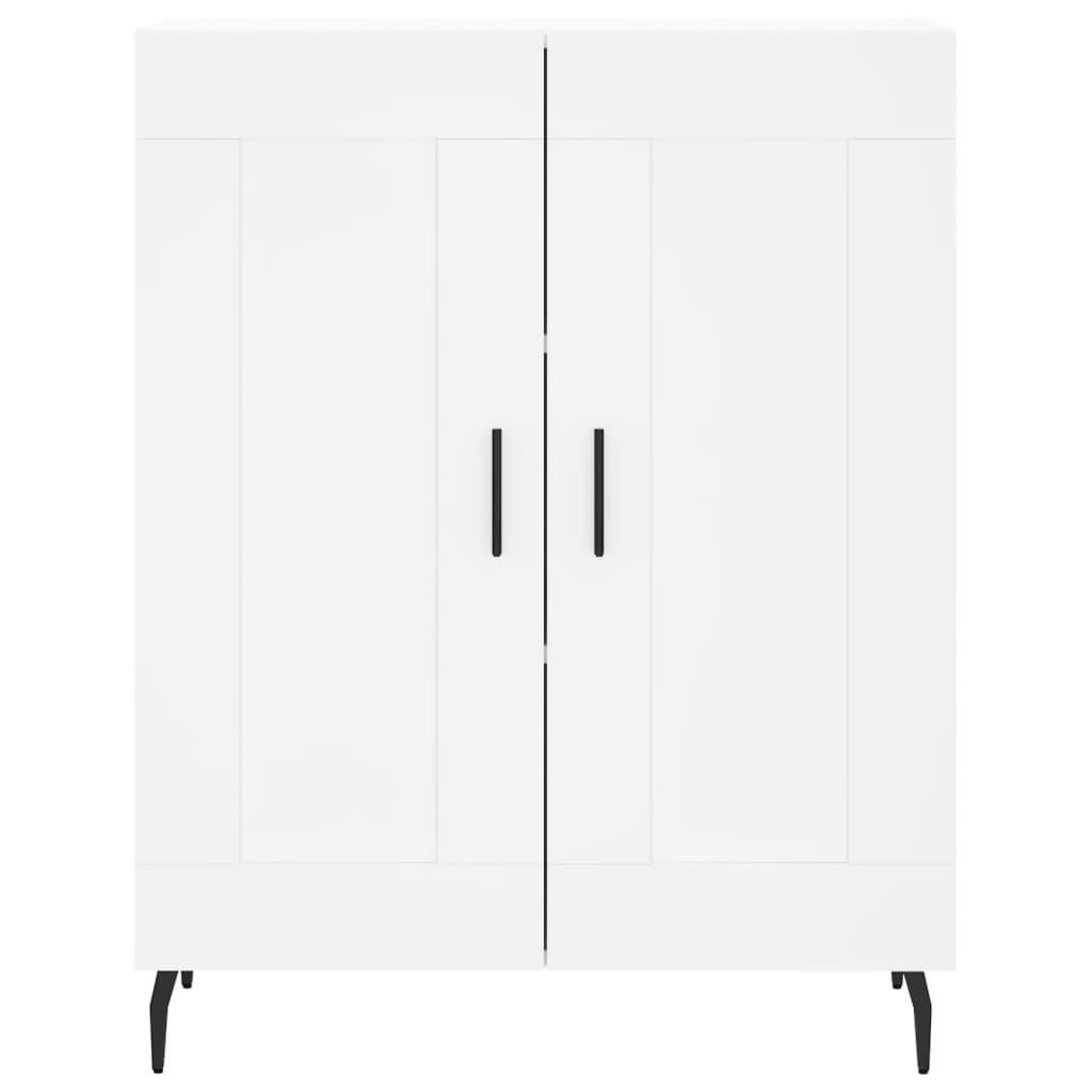 Credenza Bianca 69,5x34x90 cm in Legno Multistrato - homemem39