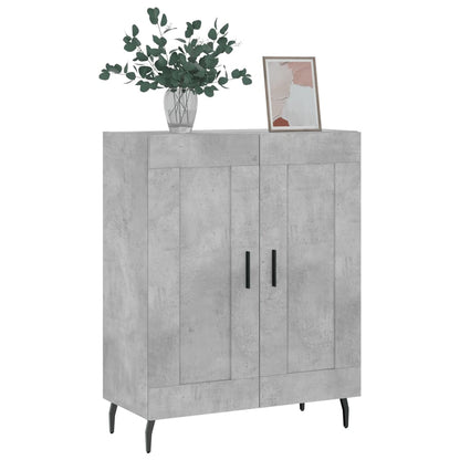 Credenza Grigio Cemento 69,5x34x90 cm in Legno Multistrato - homemem39