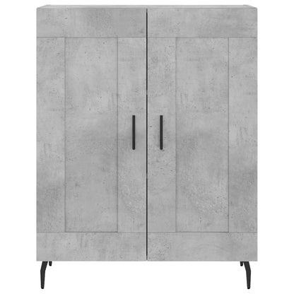 Credenza Grigio Cemento 69,5x34x90 cm in Legno Multistrato - homemem39