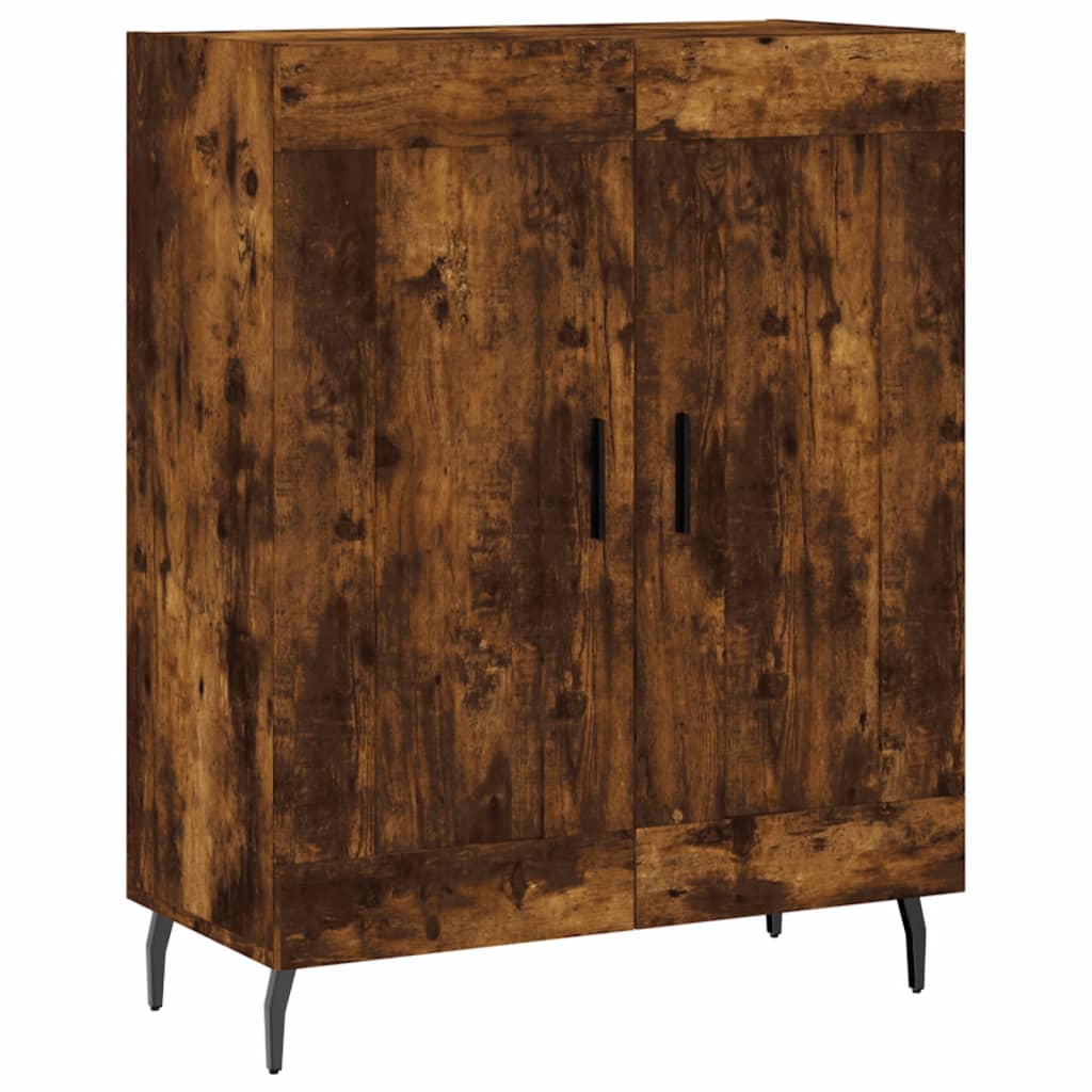 Credenza Rovere Fumo 69,5x34x90 cm in Legno Multistrato - homemem39