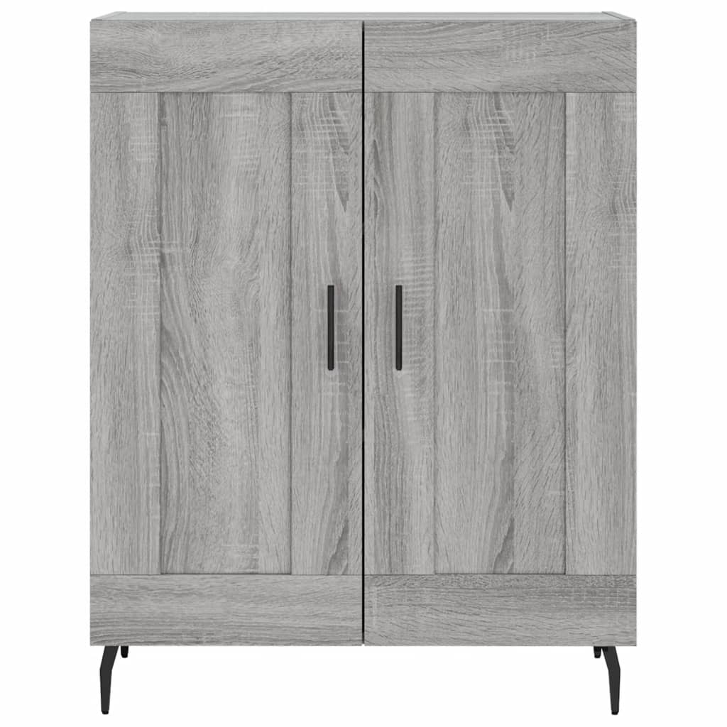 Credenza Grigio Sonoma 69,5x34x90 cm in Legno Multistrato - homemem39