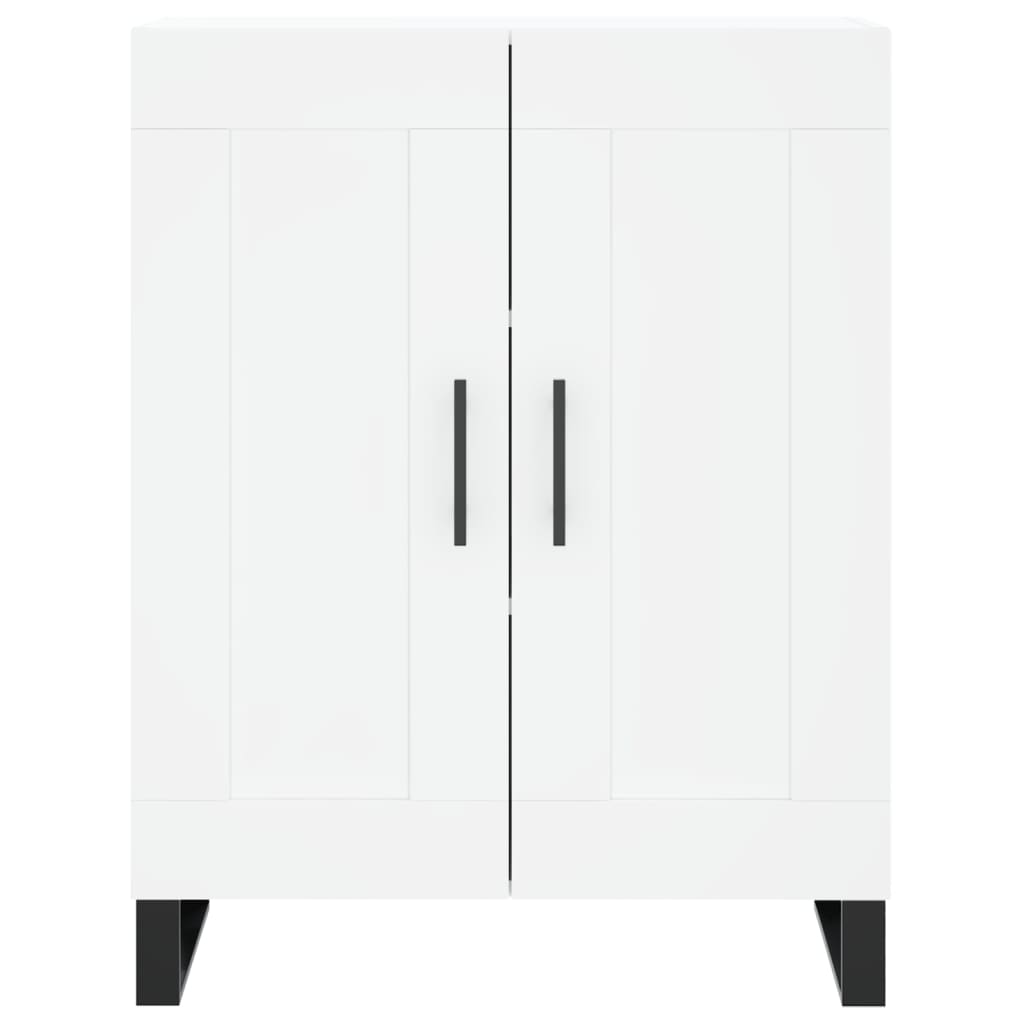 Credenza Bianca 69,5x34x90 cm in Legno Multistrato - homemem39
