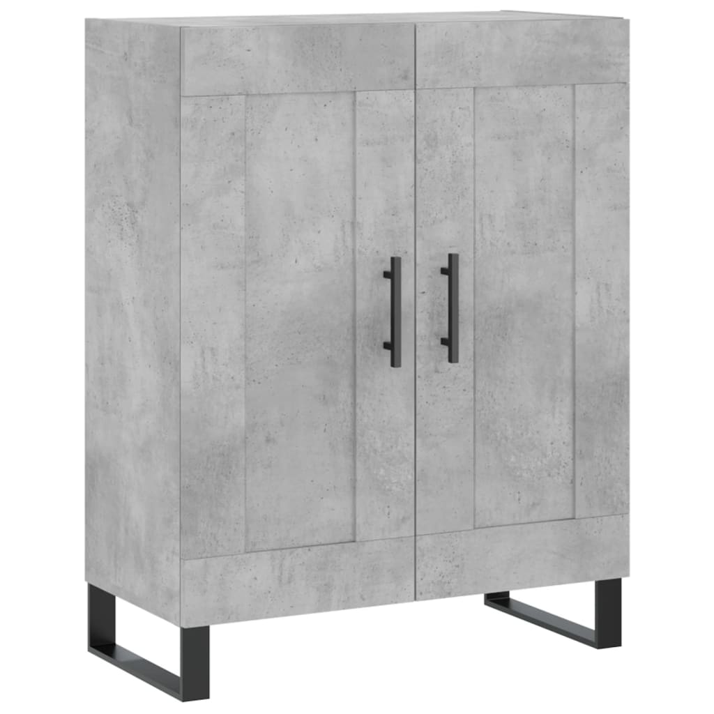 Credenza Grigio Cemento 69,5x34x90 cm in Legno Multistrato - homemem39