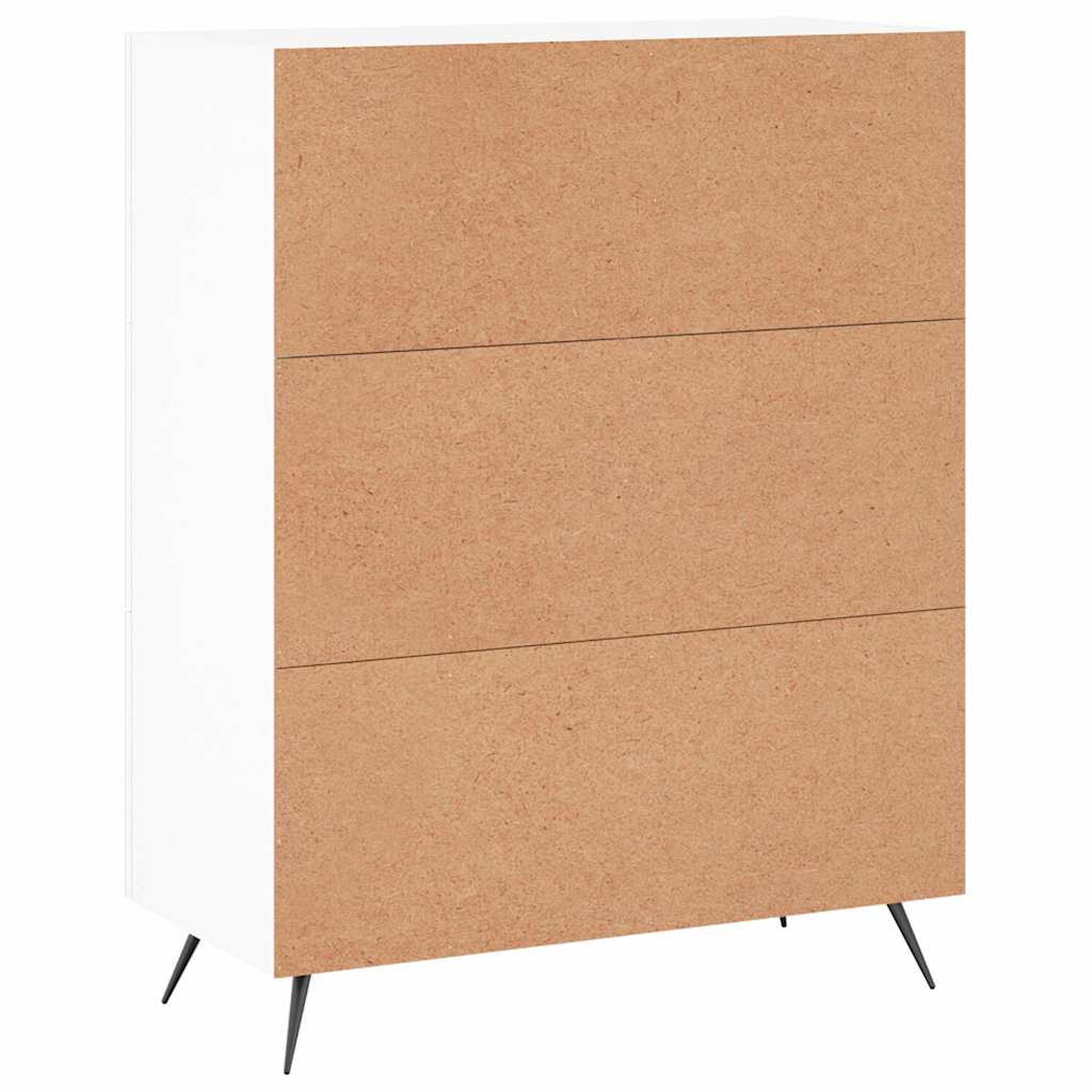 Credenza Bianca 69,5x34x90 cm in Legno Multistrato | homemem39