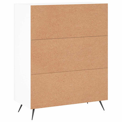 Credenza Bianca 69,5x34x90 cm in Legno Multistrato | homemem39