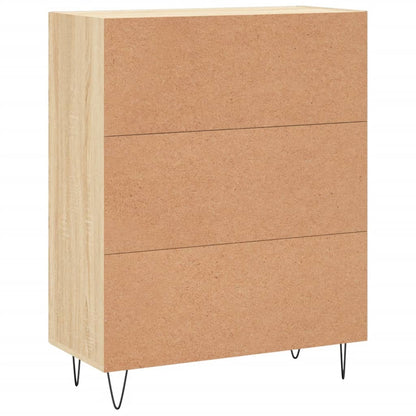 Credenza Rovere Sonoma 69,5x34x90 cm in Legno Multistrato