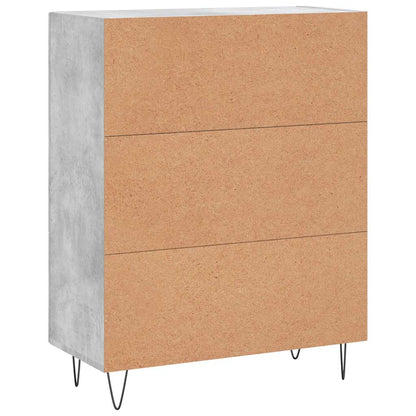 Credenza Grigio Cemento 69,5x34x90 cm in Legno Multistrato - homemem39