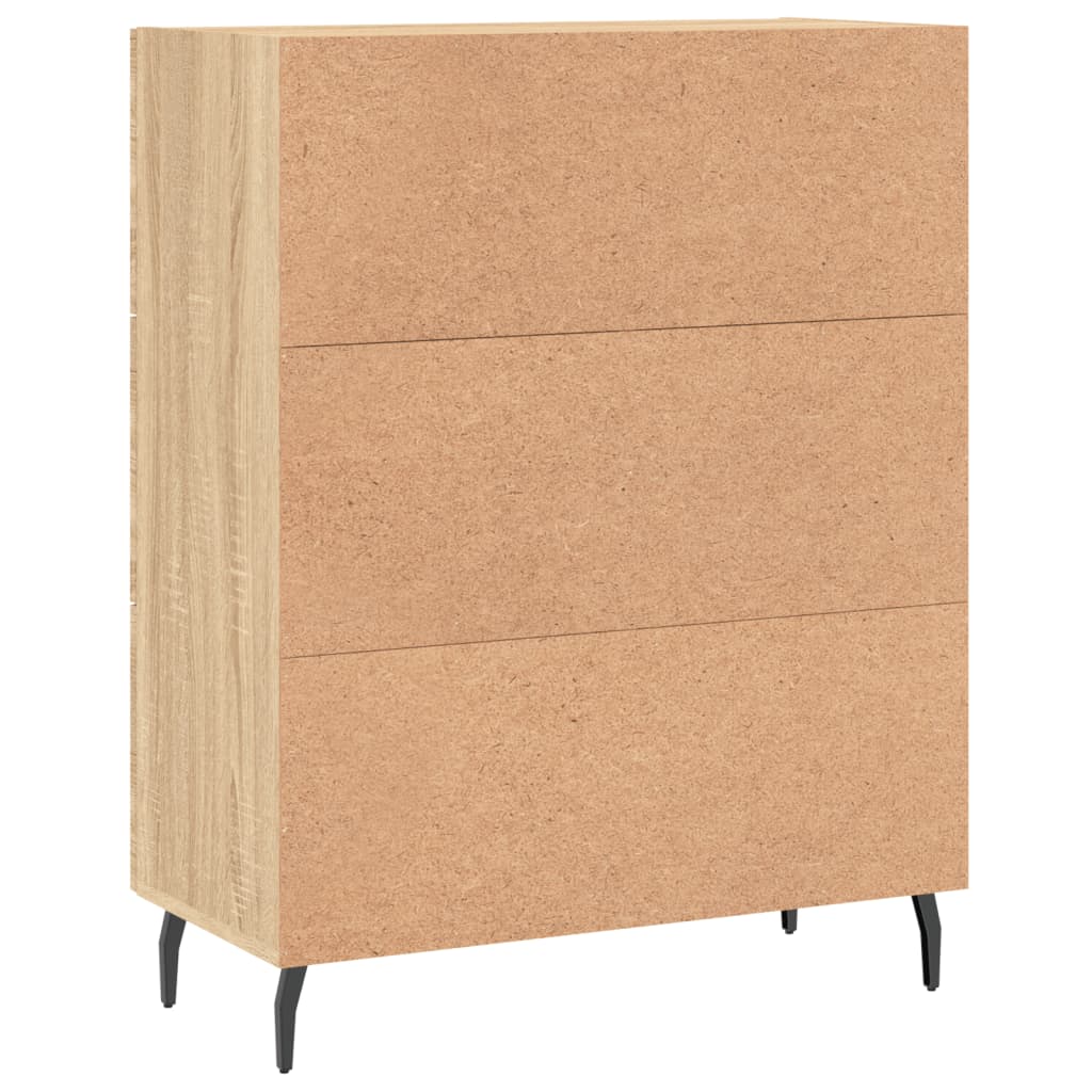 Credenza Rovere Sonoma 69,5x34x90 cm in Legno Multistrato - homemem39