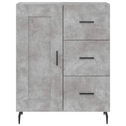 Credenza Grigio Cemento 69,5x34x90 cm in Legno Multistrato - homemem39