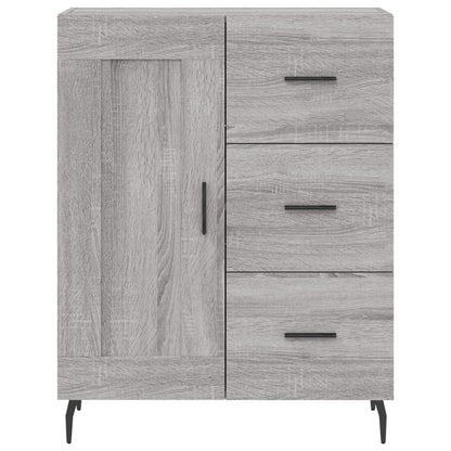 Credenza Grigio Sonoma 69,5x34x90 cm in Legno Multistrato - homemem39