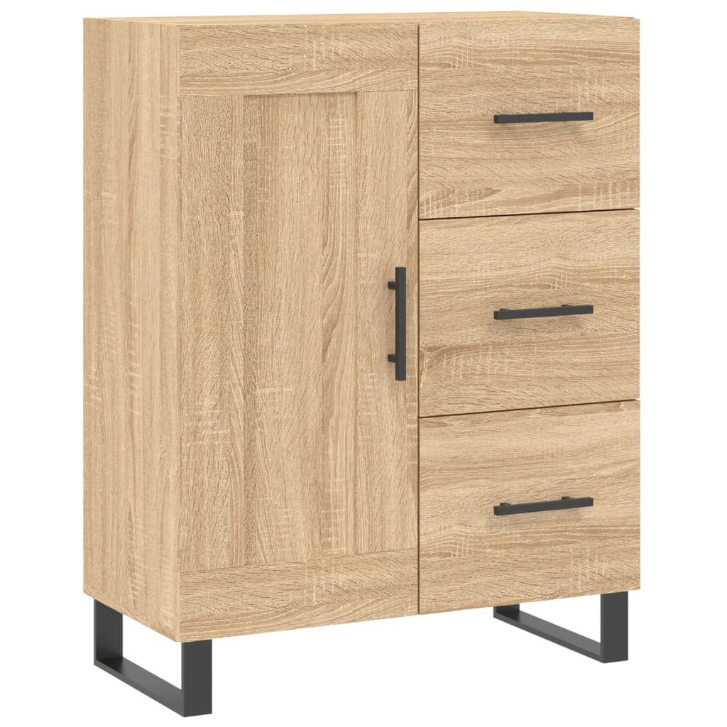 Credenza Rovere Sonoma 69,5x34x90 cm in Legno Multistrato - homemem39