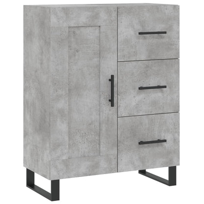 Credenza Grigio Cemento 69,5x34x90 cm in Legno Multistrato - homemem39